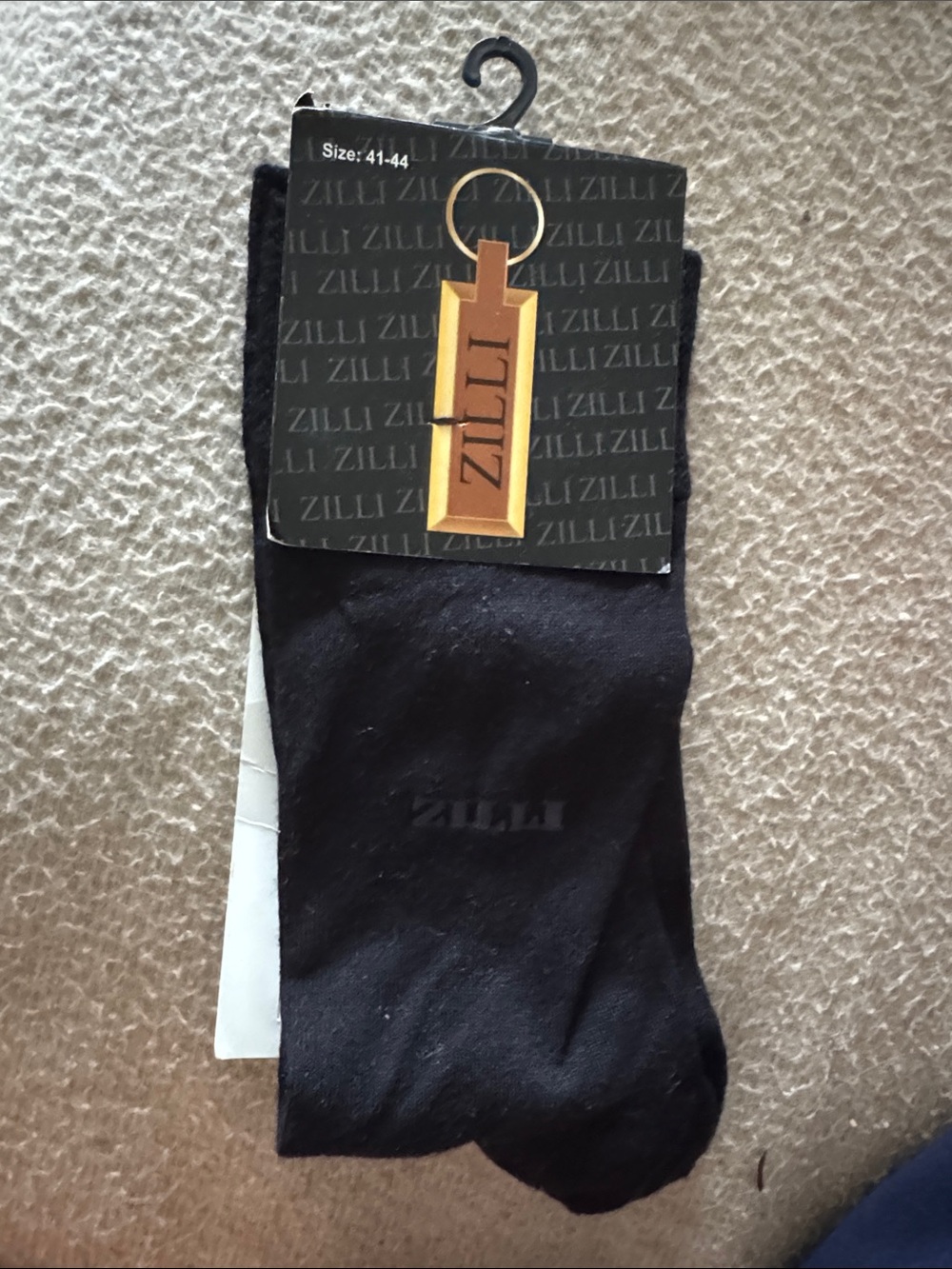 ZILLI Men’s Black Dress Socks